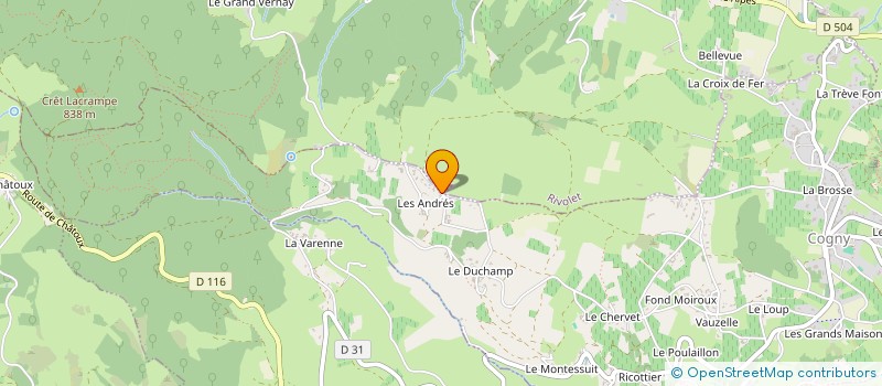 localisation de l'entreprise NEOPRAXIS  RIVOLET