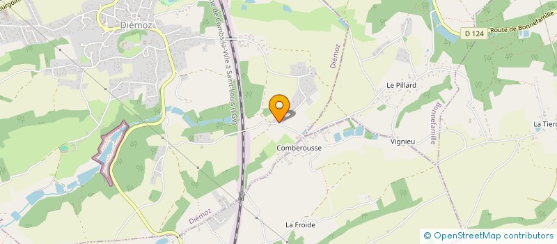 localisation de l'entreprise NEOPRO à DIEMOZ