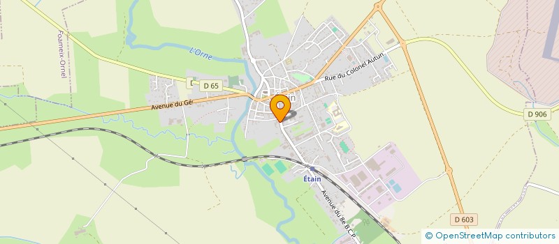 localisation de l'entreprise NEOPTIC à ETAIN