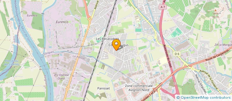 localisation de l'entreprise NEOPTIC GROUP  SORGUES