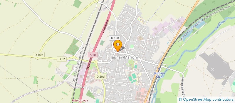 localisation de l'entreprise NEOPYRO à JAUNAY-MARIGNY
