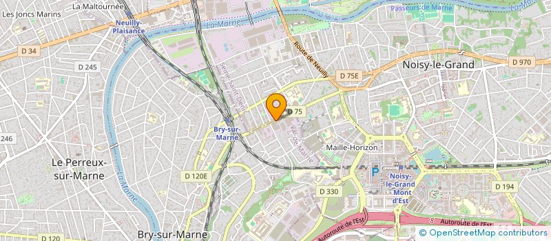 localisation de l'entreprise NEOQUALIS  NEUILLY-PLAISANCE