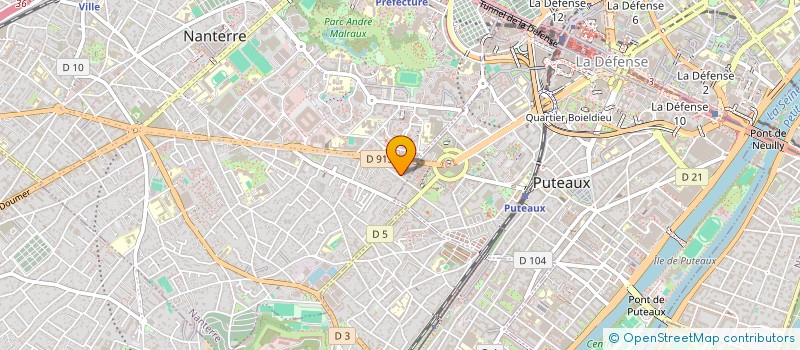 localisation de l'entreprise NEORKAN BLUE  NANTERRE