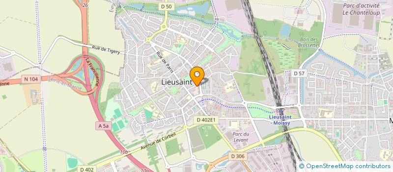 localisation de l'entreprise NEORYS à LIEUSAINT