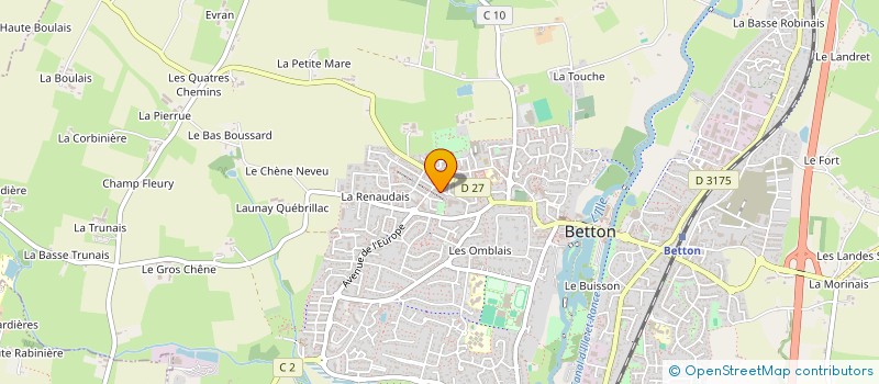 localisation de l'entreprise NEOS  BETTON