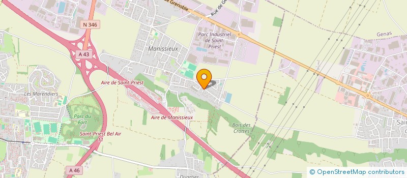 localisation de l'entreprise NEOS DEVELOPPEMENT  SAINT-PRIEST