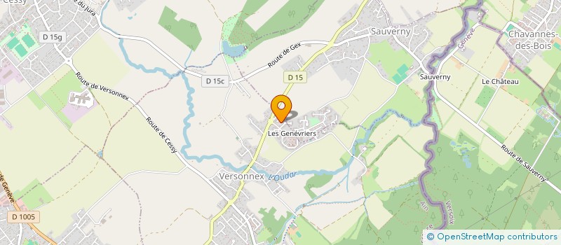 localisation de l'entreprise NEOS FRANCE à VERSONNEX