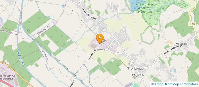localisation de l'entreprise NEOS INDUSTRIES à FRONTONAS