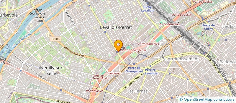 localisation de l'entreprise NEOS SOFTWARE DEVELOPMENT INTEGRATION à LEVALLOIS-PERRET