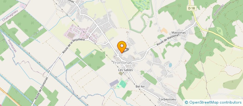 localisation de l'entreprise NEOSERVICE  FRONTONAS