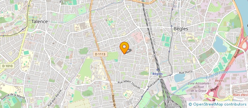 localisation de l'entreprise NEOSERVS à BEGLES
