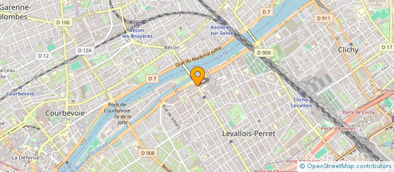 localisation de l'entreprise NEOSIGHT à LEVALLOIS-PERRET