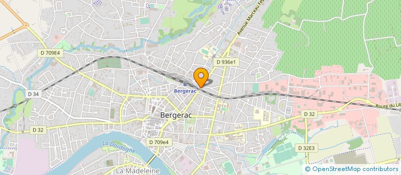 localisation de l'entreprise NEOSIS à BERGERAC