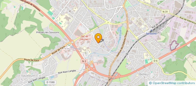 localisation de l'entreprise NEOSMARTDAYTA à SOISSONS
