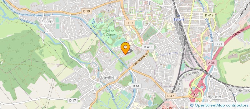 localisation de l'entreprise NEOSTARLIGHT  STRASBOURG