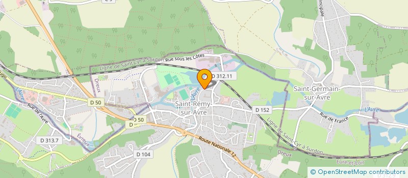 localisation de l'entreprise NEOSUS à SAINT-REMY-SUR-AVRE
