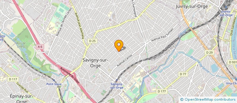 localisation de l'entreprise NEOTEC à SAVIGNY-SUR-ORGE