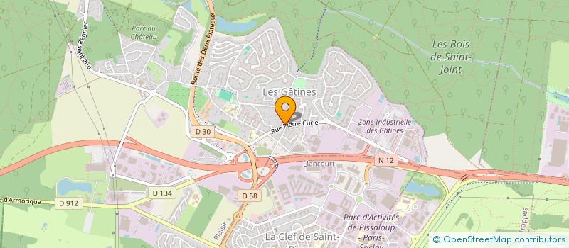 localisation de l'entreprise NEOTECH à PLAISIR