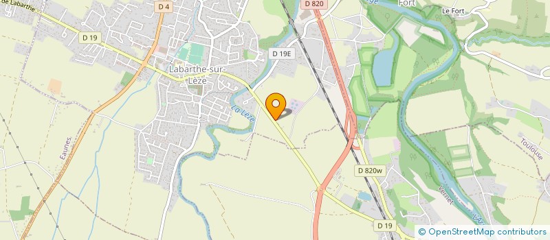 localisation de l'entreprise NEOTECH à LABARTHE-SUR-LEZE