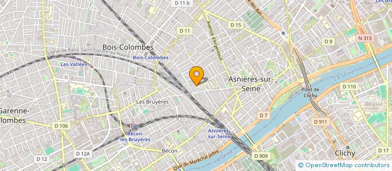 localisation de l'entreprise NEOTECHNIQUE  ASNIERES-SUR-SEINE