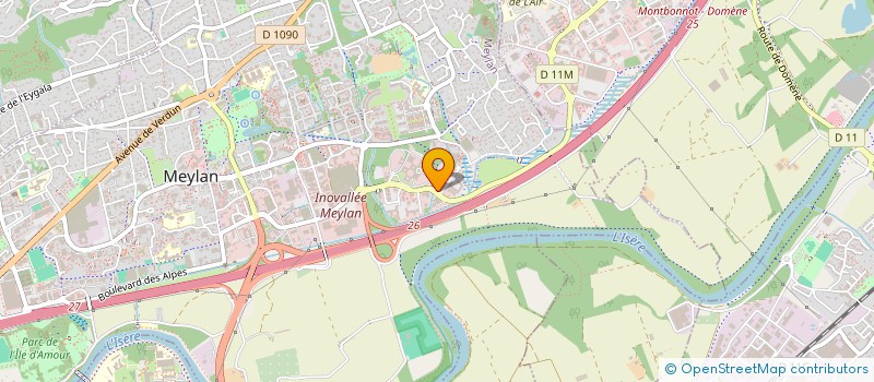 localisation de l'entreprise NEOTEEM à MEYLAN