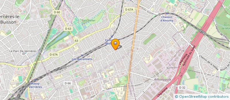 localisation de l'entreprise NEOTEM  ANTONY