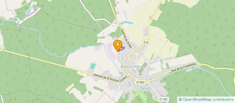 localisation de l'entreprise NEOTER  BADONVILLER