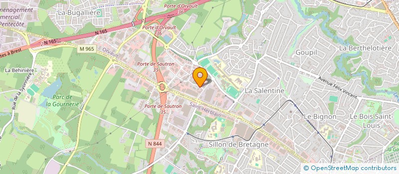 localisation de l'entreprise NEOTER INVEST à ORVAULT