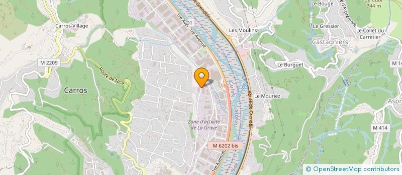 localisation de l'entreprise NEOTEX à CARROS