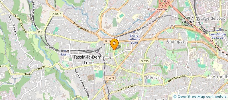 localisation de l'entreprise NEOTIME à TASSIN-LA-DEMI-LUNE