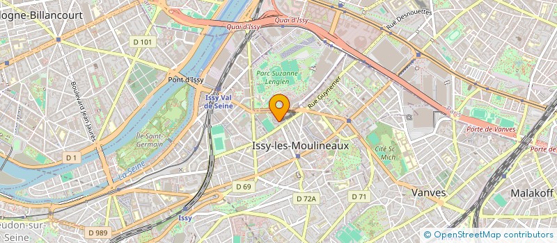 localisation de l'entreprise NEOTISS AUTO & AERO à ISSY-LES-MOULINEAUX
