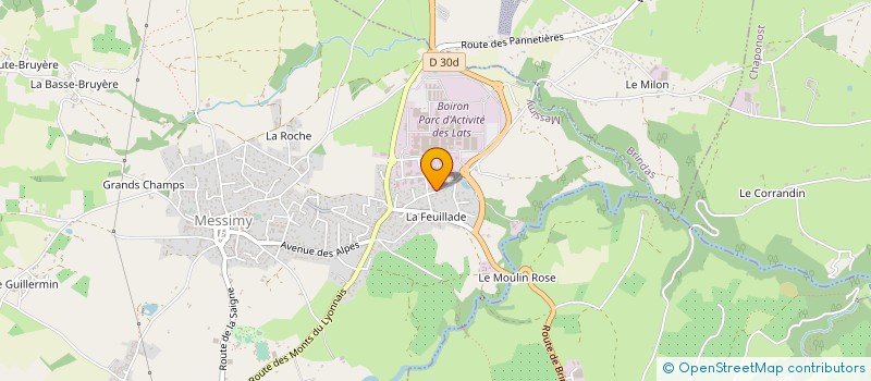 localisation de l'entreprise NEOTRANS AFFFRETEMENT SARL  MESSIMY