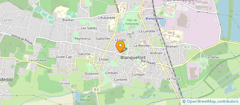 localisation de l'entreprise NEOTRIX à BLANQUEFORT