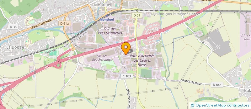 localisation de l'entreprise NEOTRUCKS à DAGNEUX