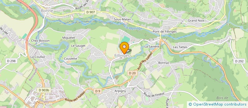 localisation de l'entreprise NEOTTIES  FILLINGES