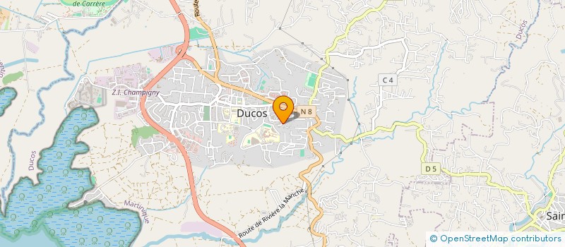 localisation de l'entreprise NEOVA à DUCOS