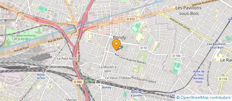 localisation de l'entreprise NEOVA  BONDY