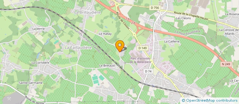 localisation de l'entreprise NEOVAH  LA HAIE-FOUASSIERE