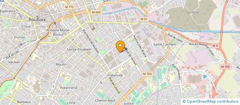 localisation de l'entreprise NEOVAL SARL à ROUBAIX