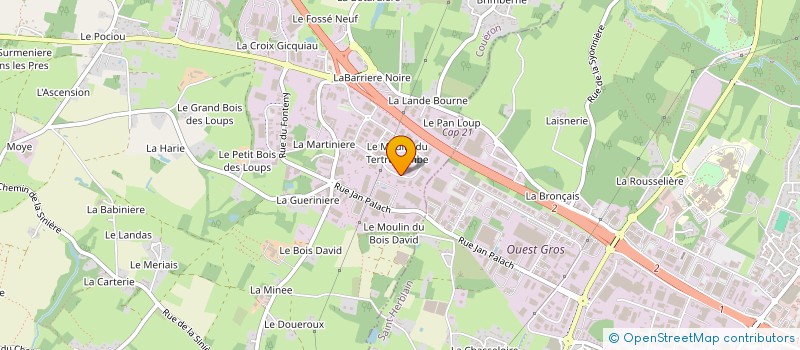 localisation de l'entreprise NEOVAS à COUERON