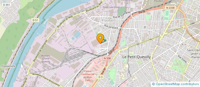 localisation de l'entreprise NEOVEL à LE PETIT-QUEVILLY