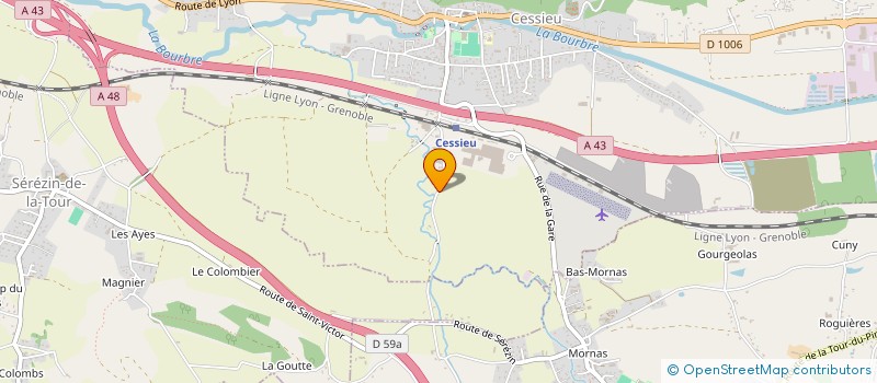 localisation de l'entreprise NEOVI RESTAURATION  CESSIEU