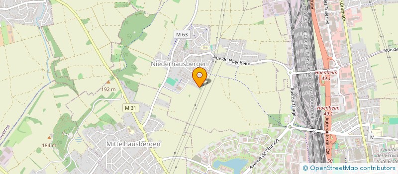 localisation de l'entreprise NEOVIA  NIEDERHAUSBERGEN