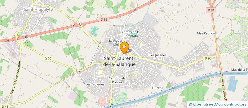 localisation de l'entreprise NEOVIA CONSTRUCTION  SAINT-LAURENT-DE-LA-SALANQUE