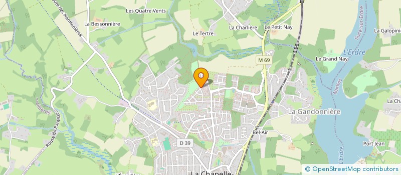 localisation de l'entreprise NEOVIA COURTAGE  LA CHAPELLE-SUR-ERDRE