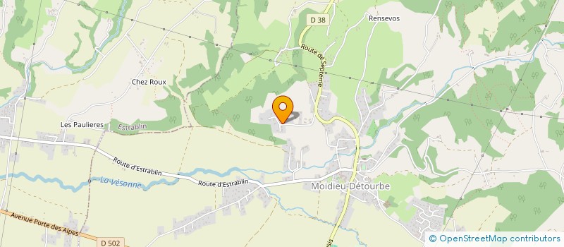 localisation de l'entreprise NEOVIA MOBILITE  MOIDIEU-DETOURBE