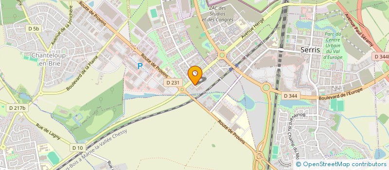 localisation de l'entreprise NEOVISE  MONTEVRAIN