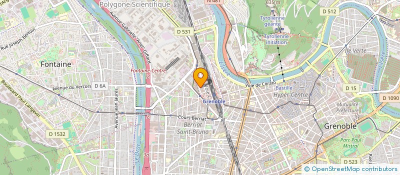 localisation de l'entreprise NEOVISION à GRENOBLE