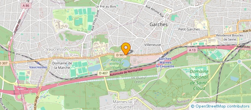 localisation de l'entreprise NEOVOX LUXURY PARTICIPATIONS  GARCHES