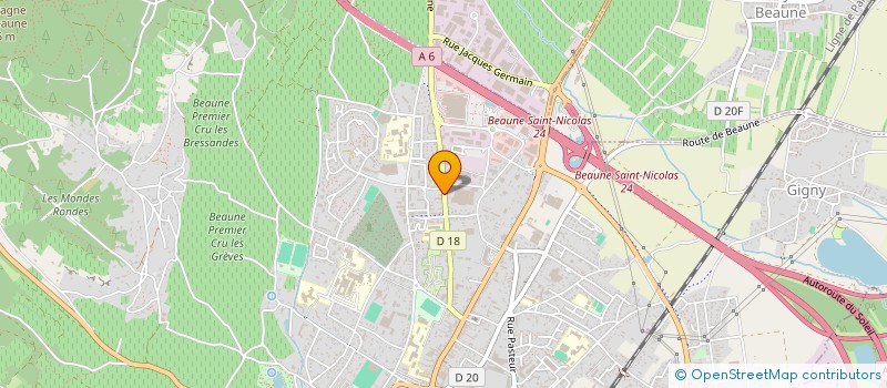 localisation de l'entreprise NEOVUE HOLDING  BEAUNE